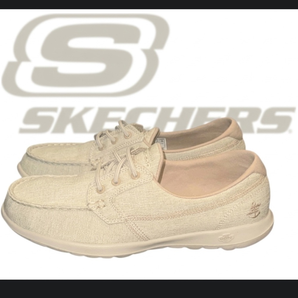 Authentic Skechers Air Cooled Goga Mat slip on comfy sneakers sz 7